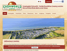 Tablet Screenshot of groenwohld-camping.de